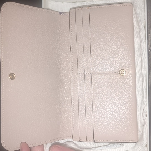 Chloé Luxury Pebbled Leather Wallet – Soft Pink, Like New  Retail $675. - Picture 4 of 11